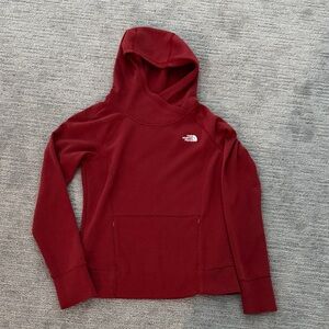 The North Face Burgundy Pullover Hoodie